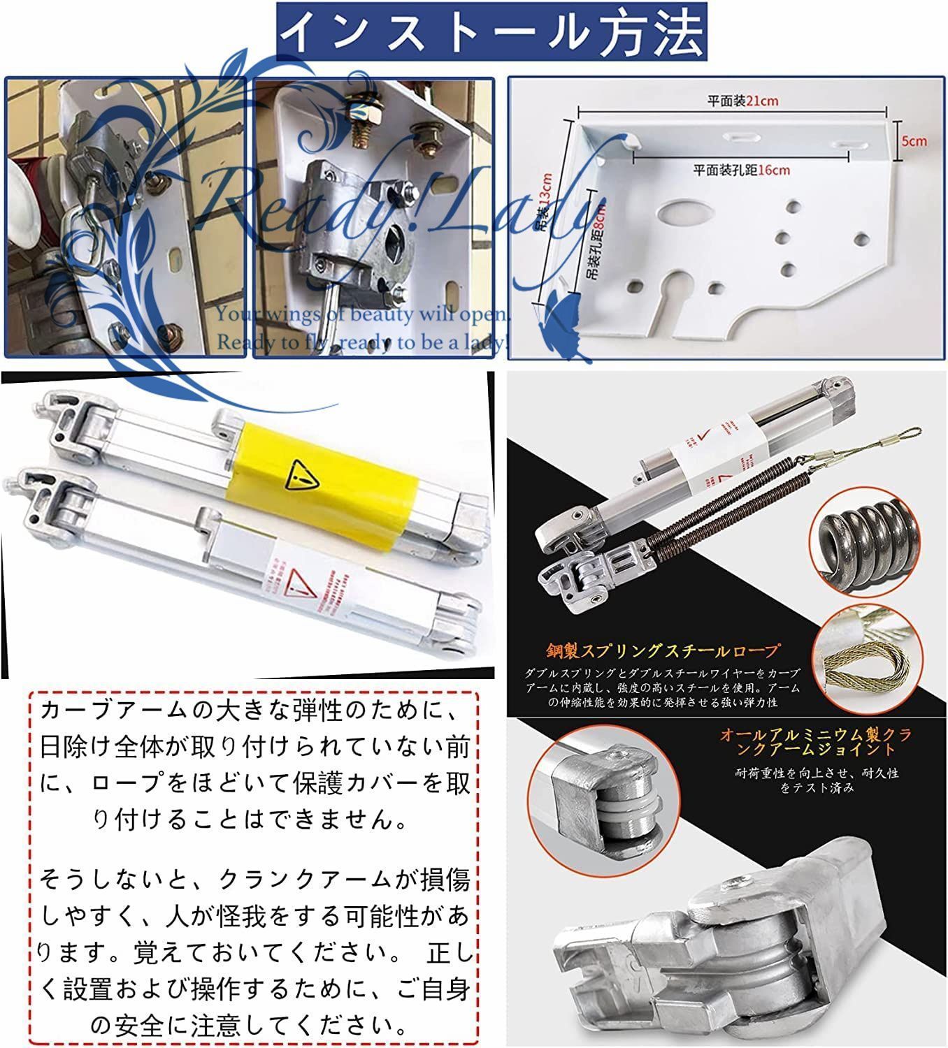 アンチUVおよび防水折 アウトドアオーニングアルミ合金