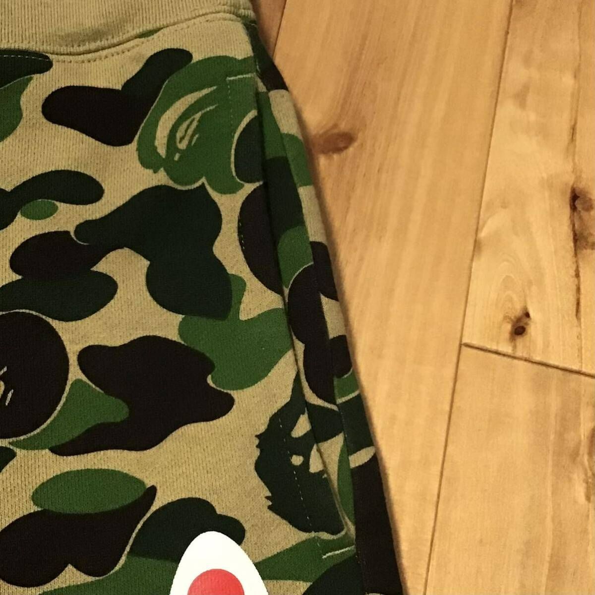 ☆XL☆ ABC camo green シャーク スウェットハーフパンツ a