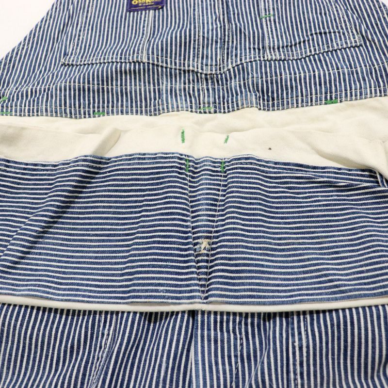 と*ん様 1940s ヴィンテージオーバーオール ヒッコリー ダブルニー