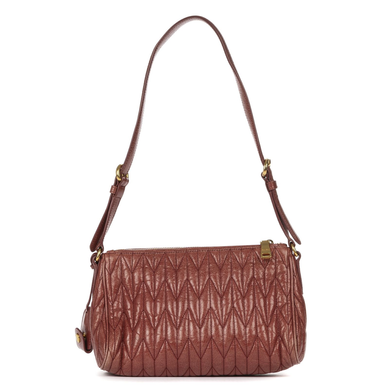 ミュウミュウ小クロスボディベサスブルイエール