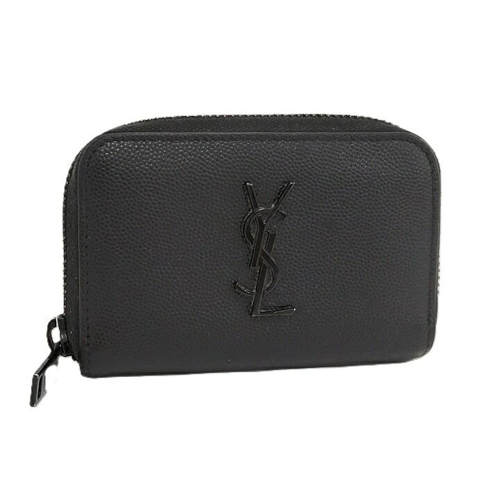 Yves Saint Laurent コインケース レザー ブラック 535411