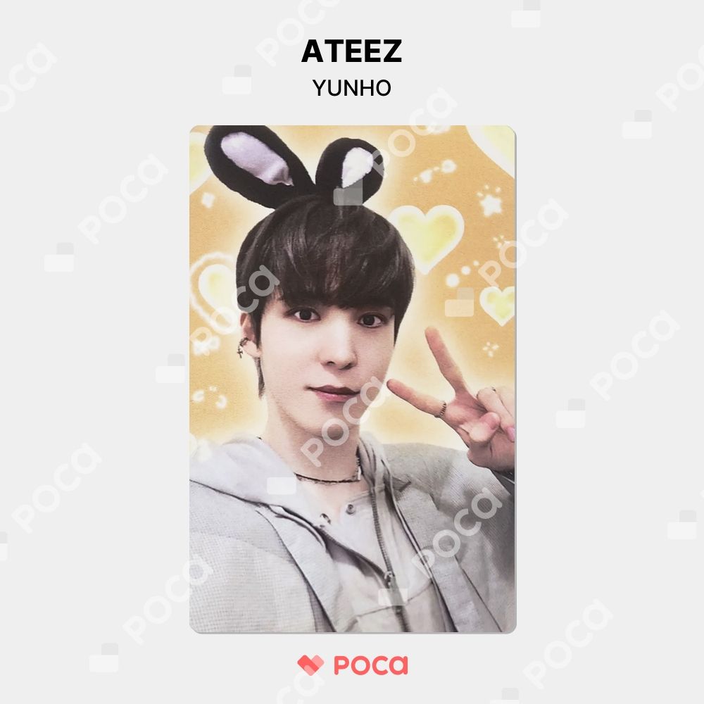 ATEEZ ユノ　サイントレカ ATEEZ アチズ サイン付きトレカ