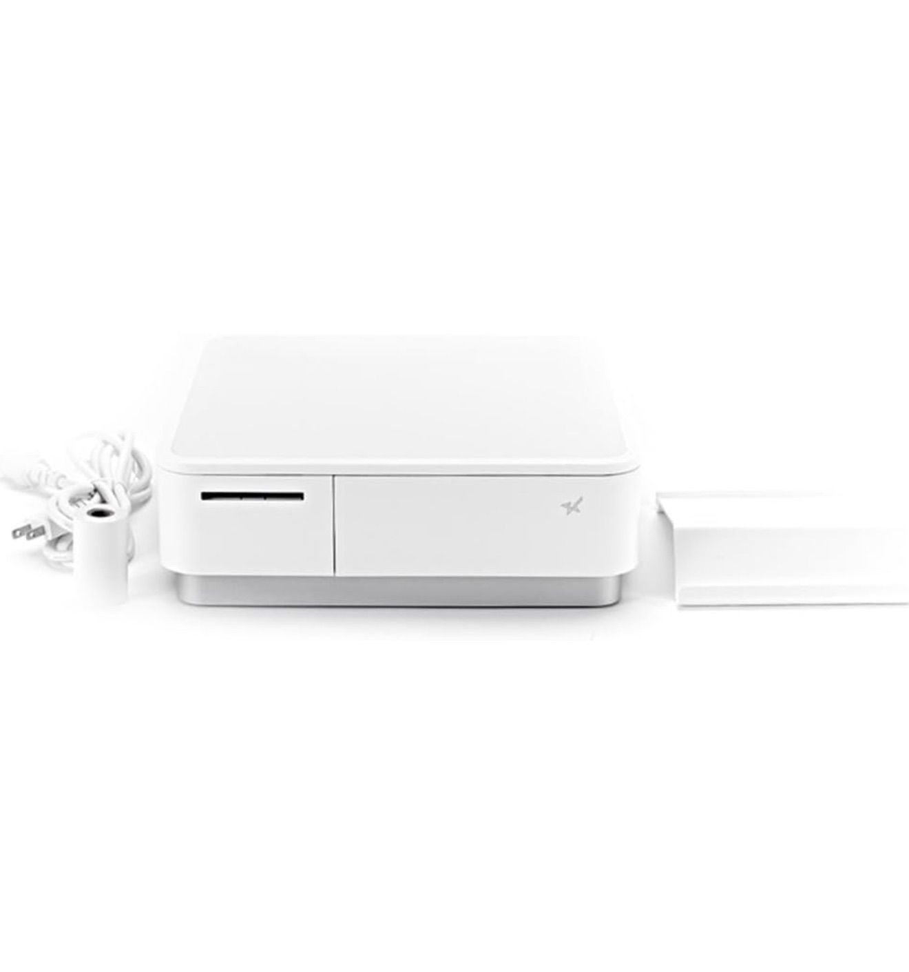 mPOP POP10 WHT JP バーコードリーダー無し レシートプリンタ内蔵キャッシュドロワー ホワイト ロール紙10巻付 | レジ レジスター ドロワー キャッシャー キャッシュレジスター 電子レジスター 小型