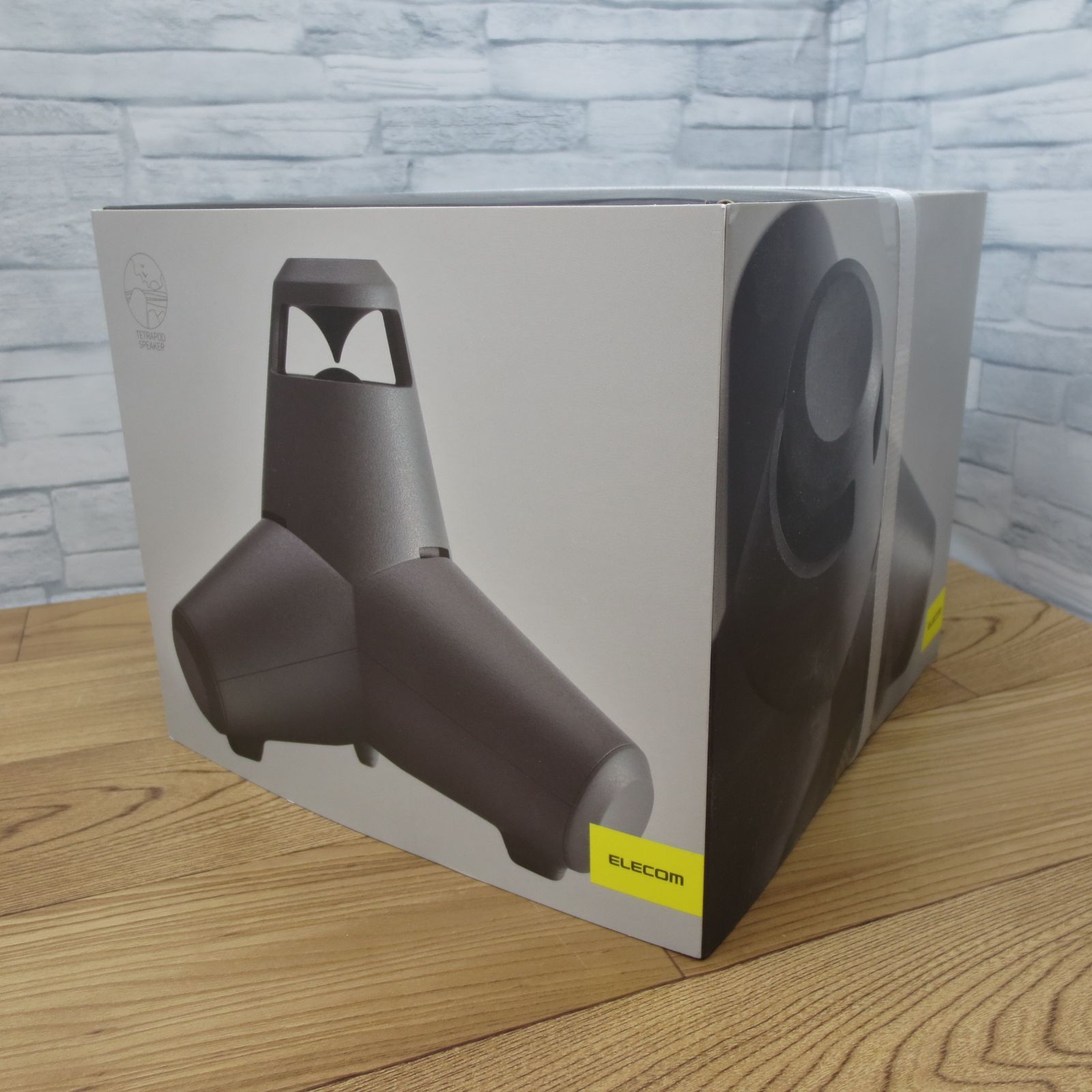 新品・未開封テトラポッドスピーカー SP-ELB001CGY Bluetooth 新品・未開封】ELECOM TETRAPOD SPEAKER テトラポッドスピーカー