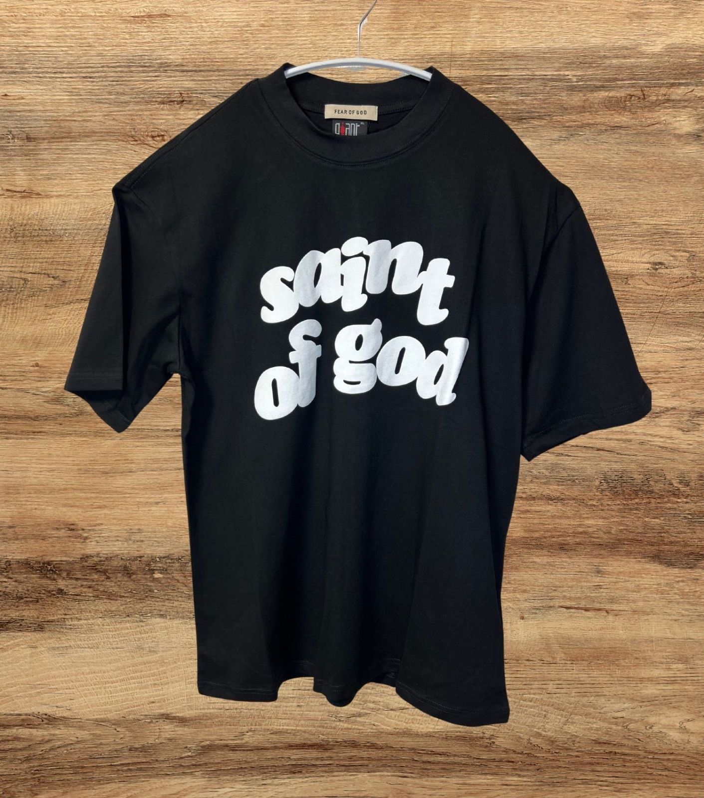 SAINTMICHAEL×Fear of God セントマイケル　 フィアオブゴット ESSENTIALS（エッセンシャルズ） Tシャツ　ブラック激レア☆限定販売商品！