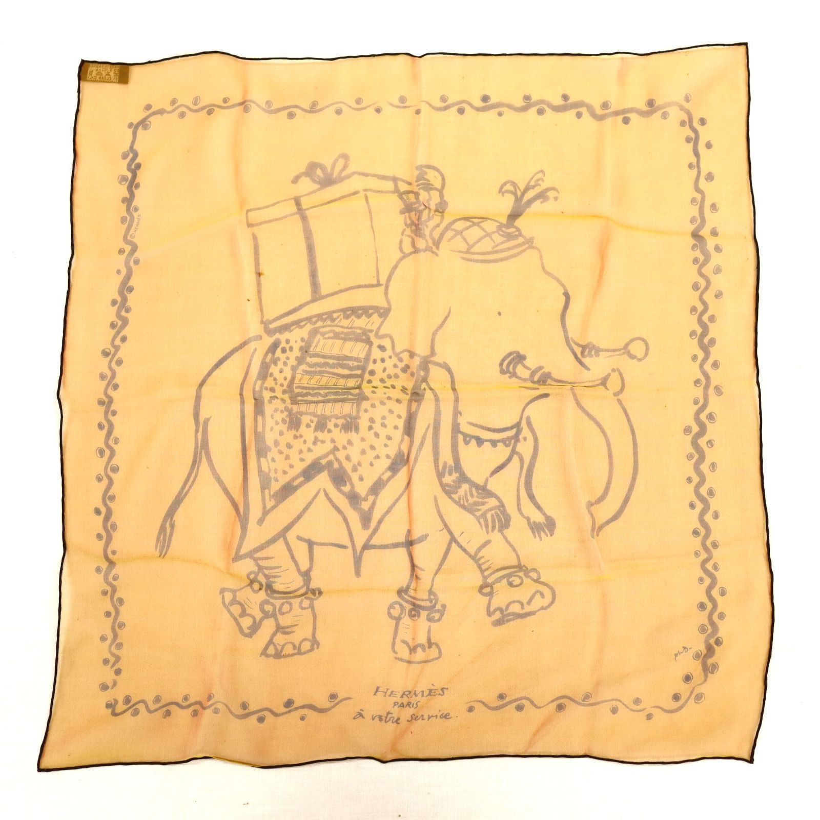 エルメス(HERMES)エルメス プチカレ カレ45 PAVOIS スカーフ 衣料品 