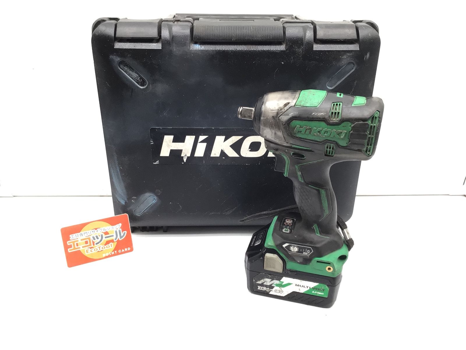 品 HiKOKI|ハイコーキ 18vコードレスインパクトレンチ WR18DBDL2 2LXPK ITKUZ9LVCEAM エコツール笠寺店 M02