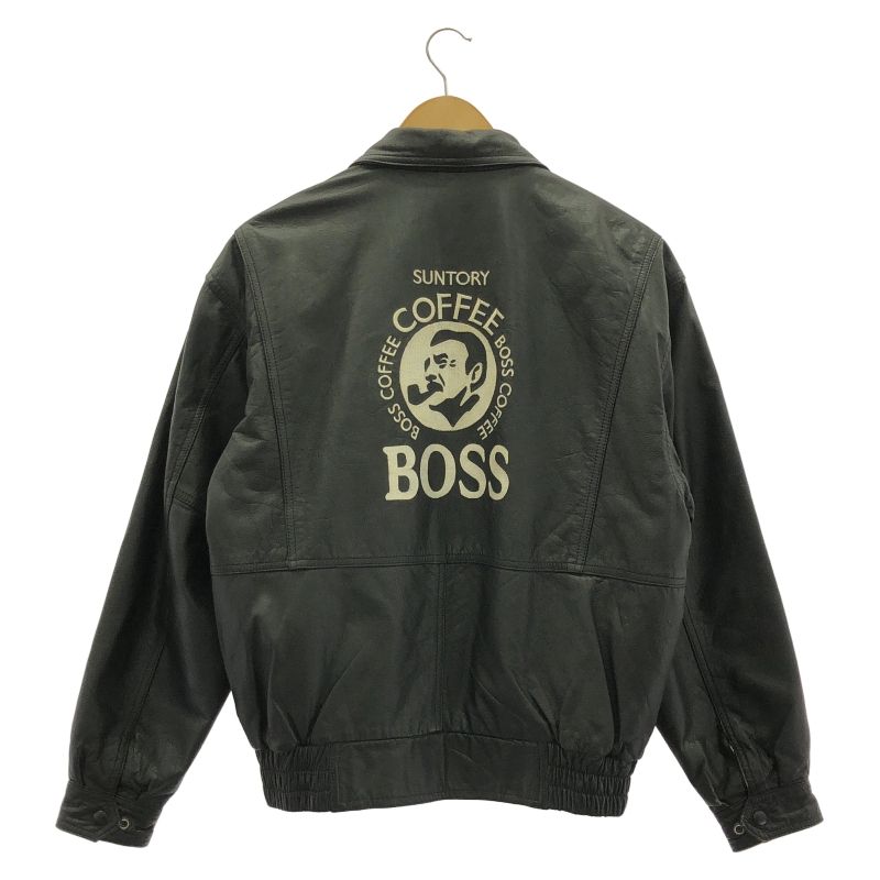 入手困難 超美品 レザー 刺繍 BOSSジャン