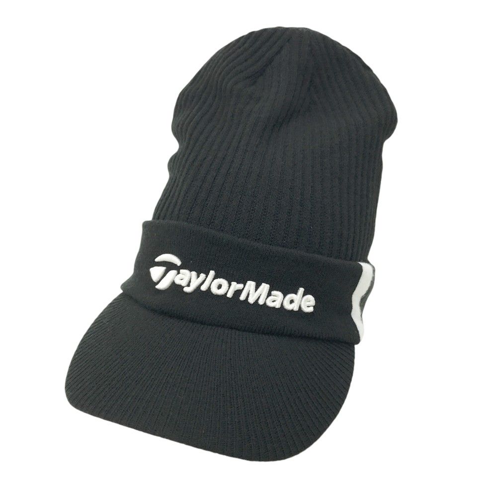 TAYLOR MADE テーラーメイド  ニットバイザー ロゴ ブラック系 57-59cm [240101247766] ゴルフウェア ストスト