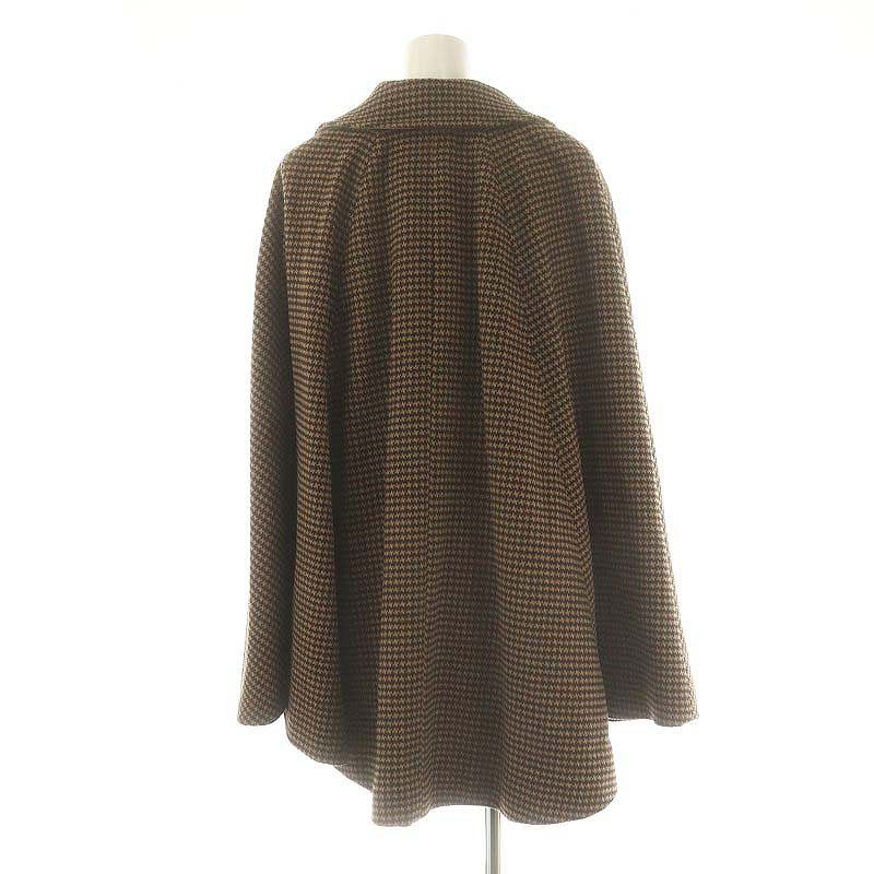 リリーブラウン Lily Brown 23AW 2wayケープコート チェック F 