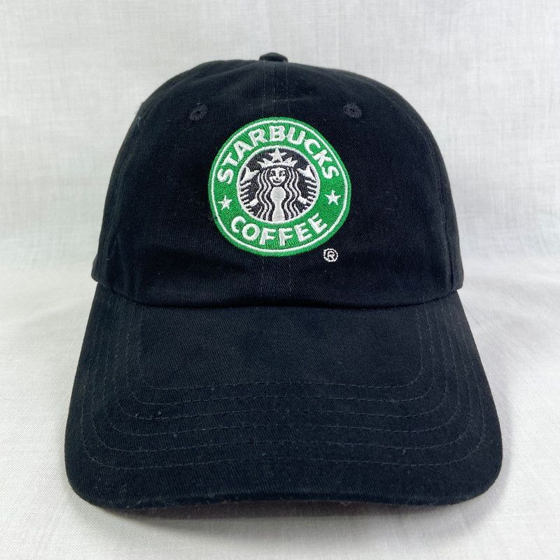 STARBUCKS スターバックス ベースボールキャップ 企業ロゴ刺繍