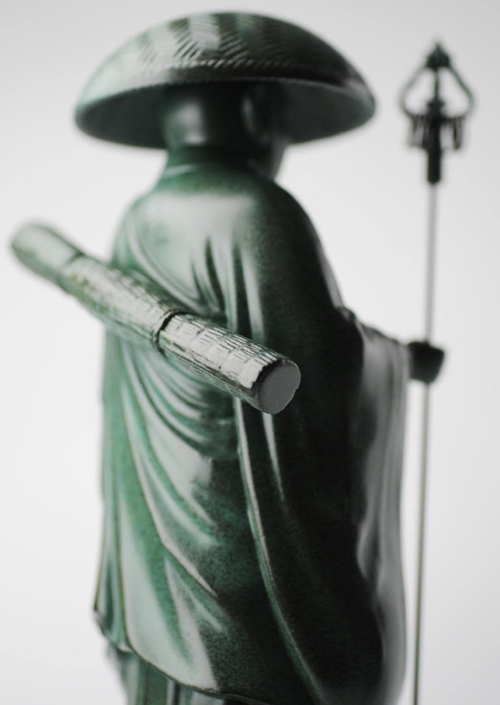 弘法大師 空海 - 総高24cm 青銅色 高岡銅器 仏像 WWW_IBETON_RU