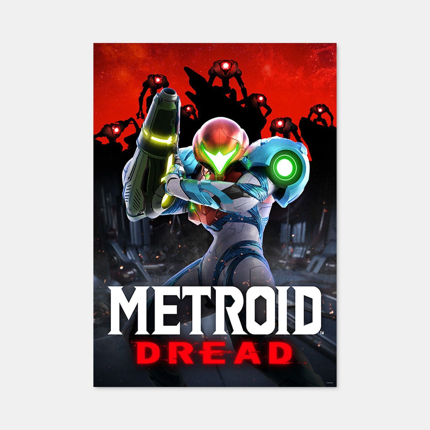 メトロイド ドレッド B2ポスター 4種セット 折り目なし METROID DREAD