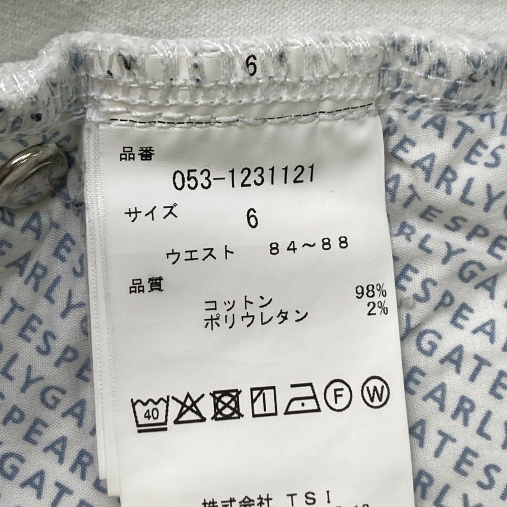 サイズ：6 PEARLY GATES パーリーゲイツ ストレッチパンツ