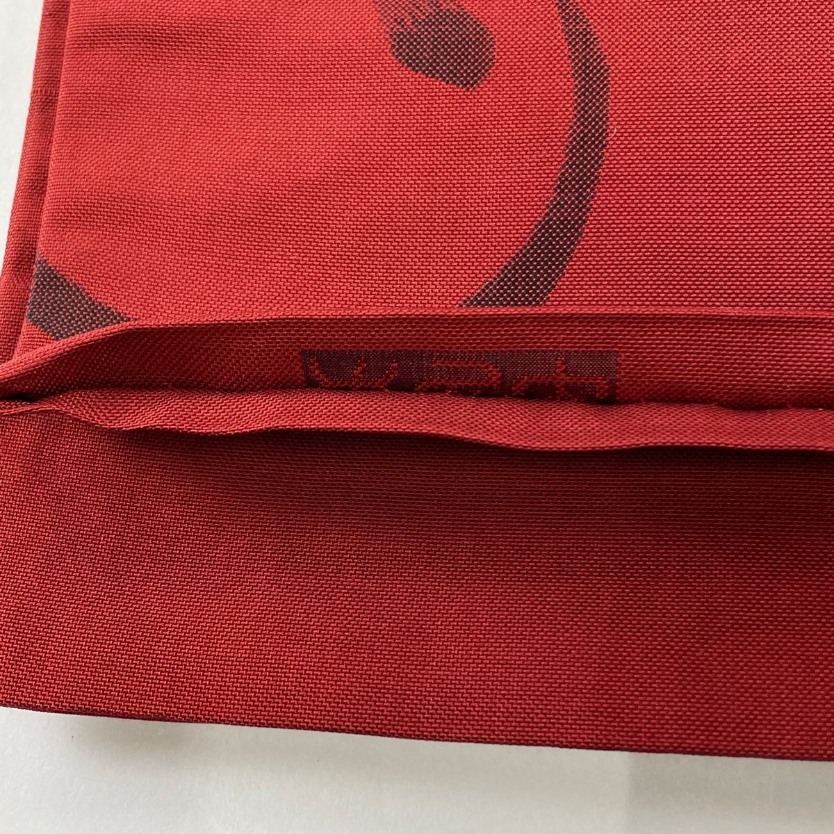 袋帯 秀品 木屋太 落款 関西仕立て 万寿菊 赤 六通 正絹 【中古