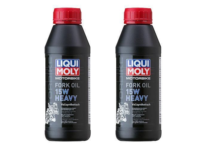 【2本セット】リキモリ フロントフォークオイル 15W（0.5L）【新品・未開封】