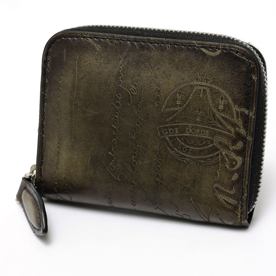 ベルルッティ / BERLUTI ワパ スクリットレザー ジップ付きコイン