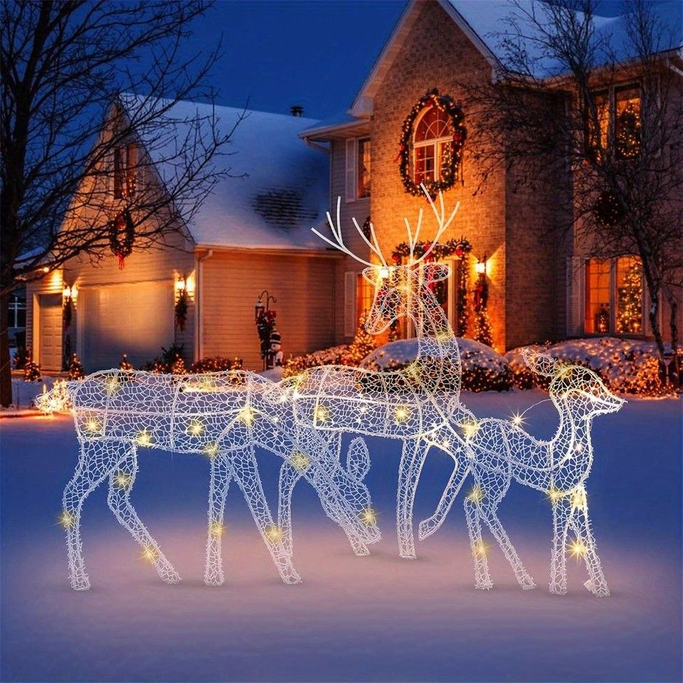 イルミネーション 屋外用 モチーフライト 犬 83×69cm カラフル LED