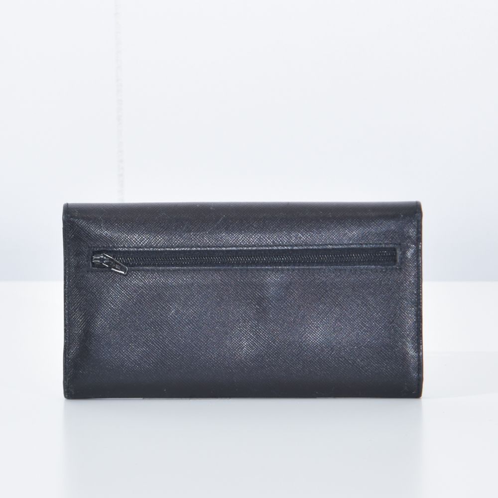 中古USED PRADA 財布 長財布 サフィアーノ ブラック 252836197 中古USED PRADA 財布 長財布 サフィアーノ ブラック 252836197