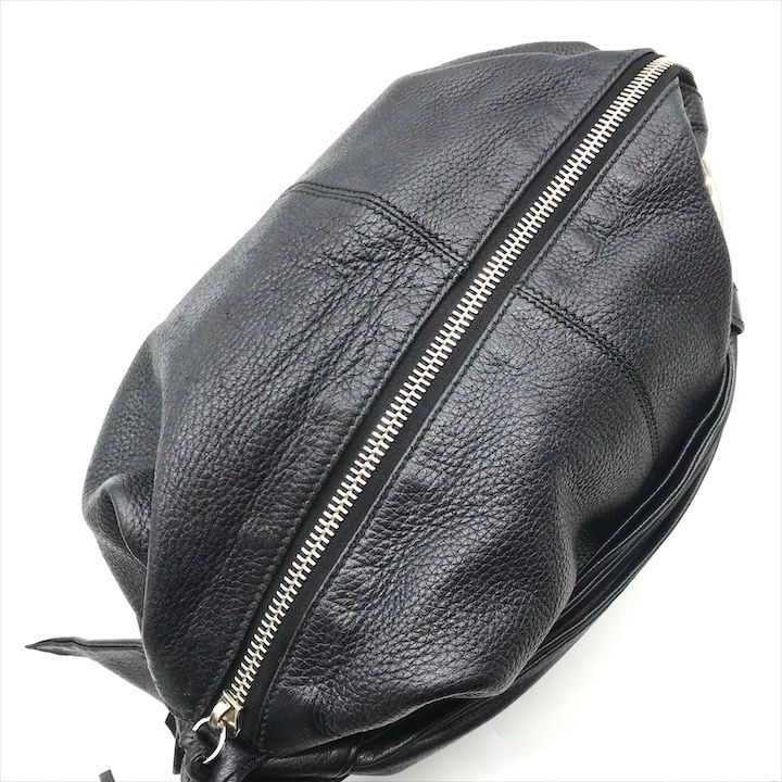 美品 GUCCI グッチ バンブー タッセル レザー ホーボー ワンショルダー