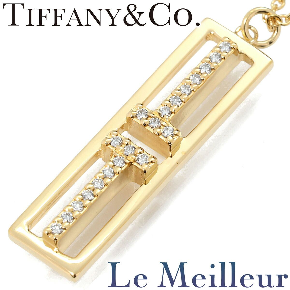 ティファニー T トゥ オープン バーティカル バー ペンダント  