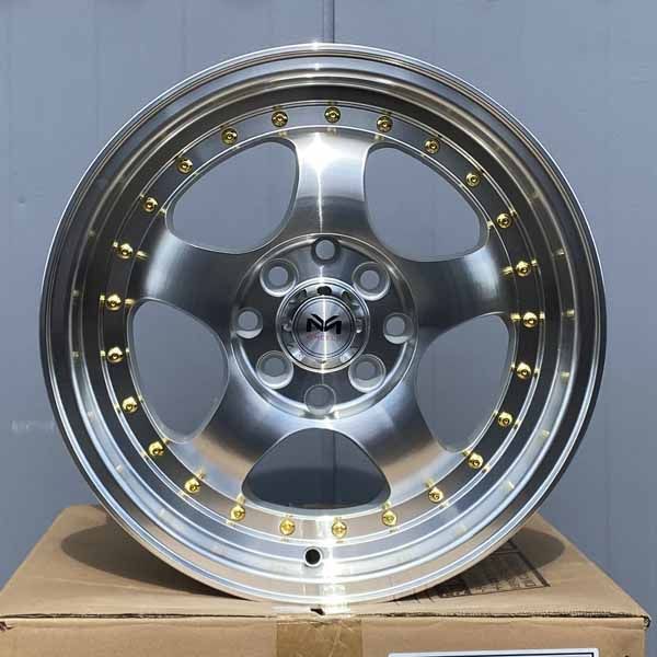 人気アイテム安い通販。 タイヤホイールセット 15×7.0J 38 PCD100 114.3 4H ナンカン NS-2 195 55R15 ゴールドビス マシン 数量 15インチ ホイール 単品 4本セット ヤリス スイフト フィット デミオ 等 カスタムに