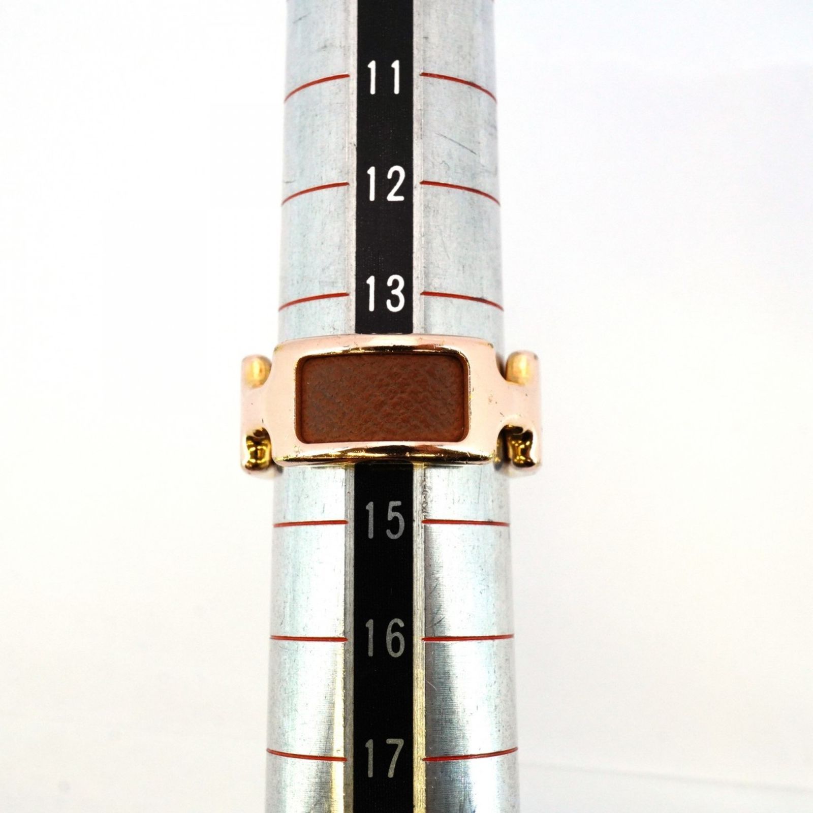 極美品✨現行品 エルメス オランプ PM ピンクゴールド ブラウン S リング 極美品✨現行品 エルメス オランプ PM ピンクゴールド ブラウン S