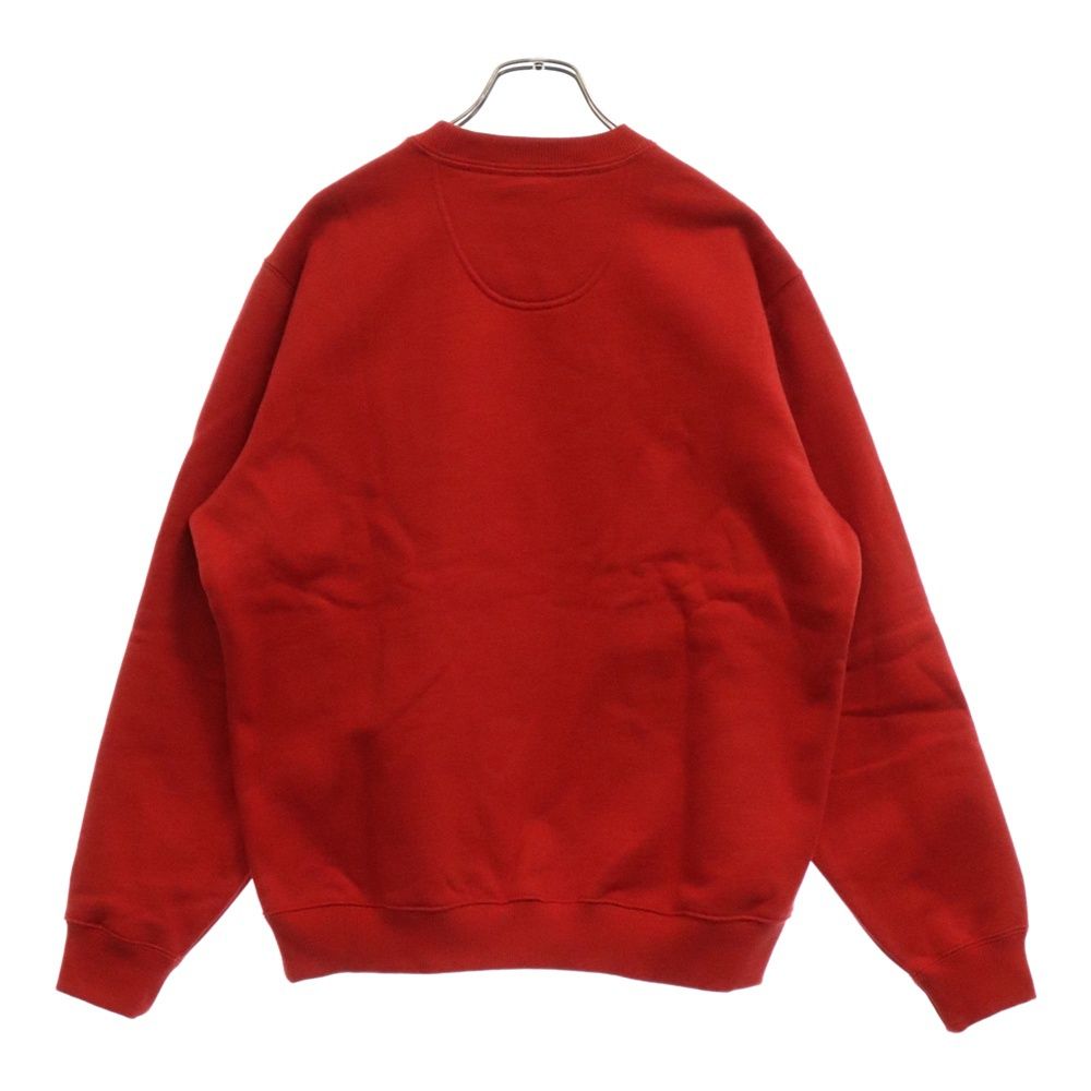 シュプリーム Supreme Supreme/Chanpion Chrome Crewneck 19SS ビッグロゴクルーネック スウェット 綿 レッド レッド 未使用 SUPREME (シュプリーム) 19SS ×Champion Chrome Crewneck チャンピオン