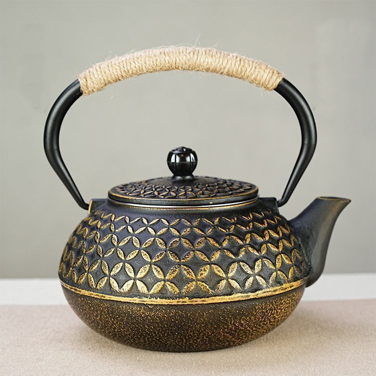 鶴模様 🎆 鉄瓶 急須 南部鉄器 茶道具茶器 金属工芸 鉄器 アンティーク