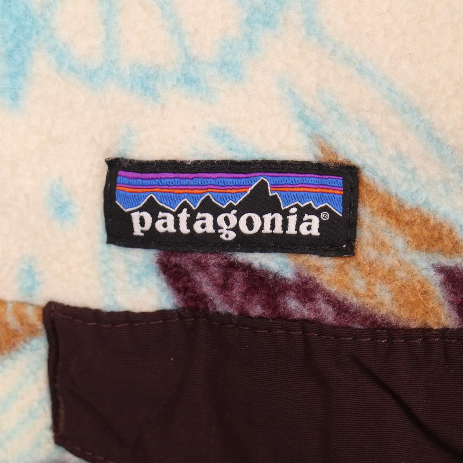 patagonia パタゴニア SYNCHILLA シンチラ スナップT フリースジャケット 総柄 フクロウ ホワイト (メンズ S) 中古 古着  A0312 - メルカリ