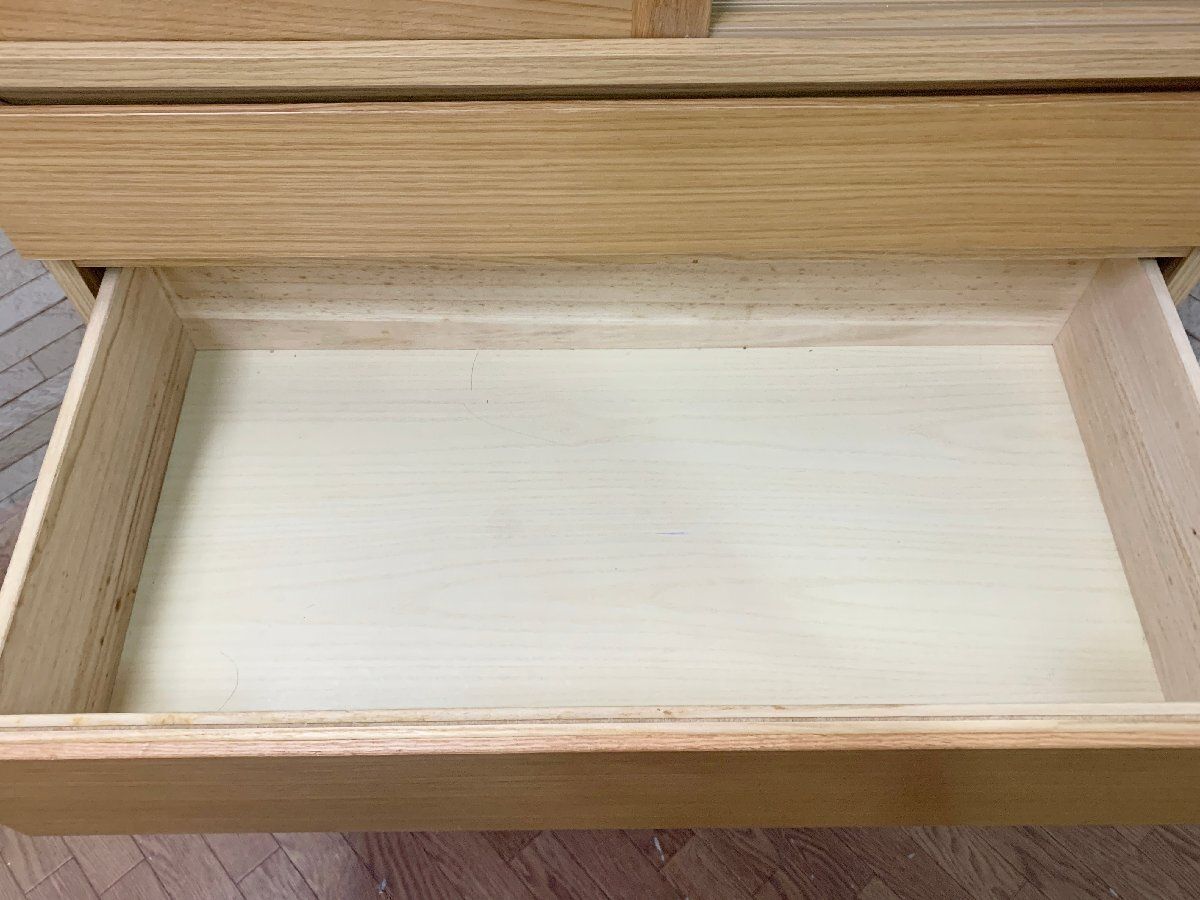 ◇無印良品 食器棚 オーク材 カップボード キャビネット 木製