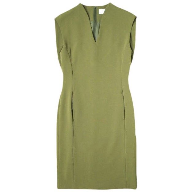 新品 Mame Kurogouchi マメクロゴウチ 22AW 日本製 V-Neck Sleeveless Dress Vネックスリーブレスドレス  MM22PF-DR735 1 KHAKI 定価59,400円 ノースリーブ ワンピース トップス g19816 - メルカリ