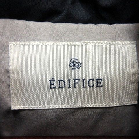 新品★EDIFICE★ダウンベスト★フード★ネイビー ★S★ダーミザクス★ ダウンベスト Add. 宮崎