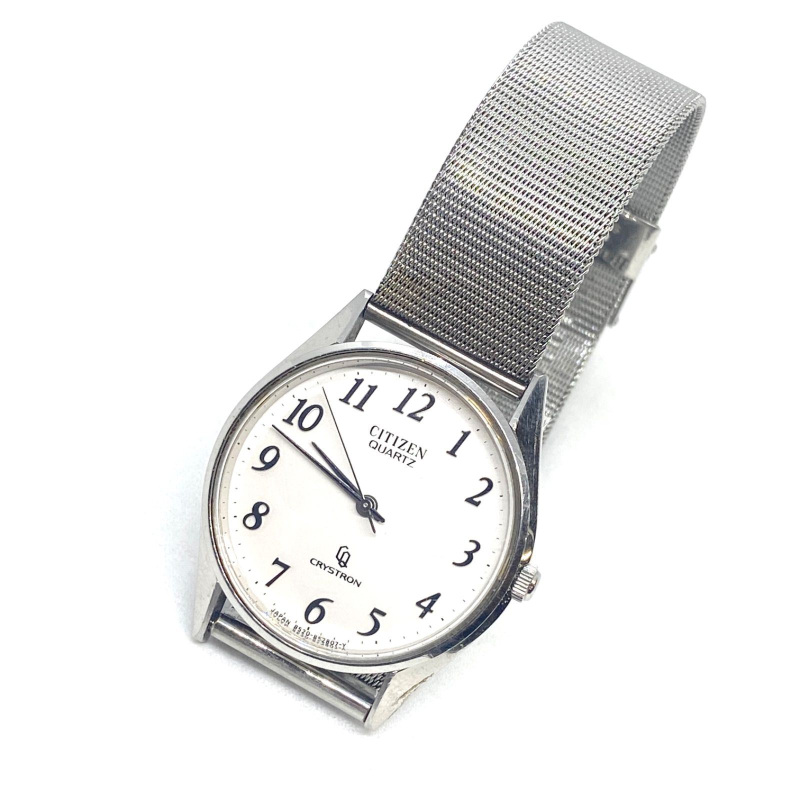 シチズン CITIZEN QUARTZ CRYSTRON GN-5-U メンズ腕時計 【動作未確認 