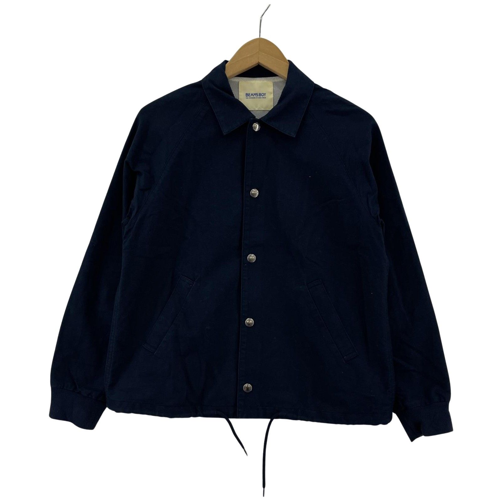 【新品未使用】Fサイズ BEAMS BOY ネイビー コーチジャケット BEAMS BOY ビームス ボーイ コーチジャケット size表記なし