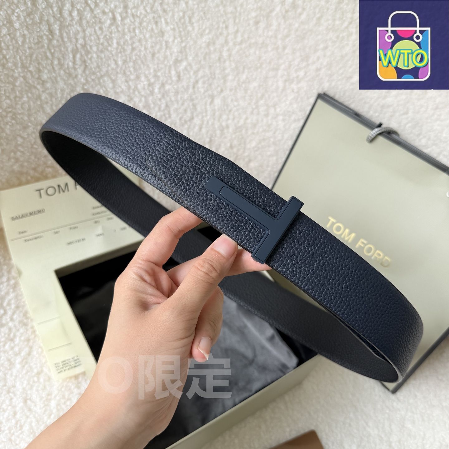 新品 トム フォード TOM FORD メンズベルト TB248P ブラック 新品 トム