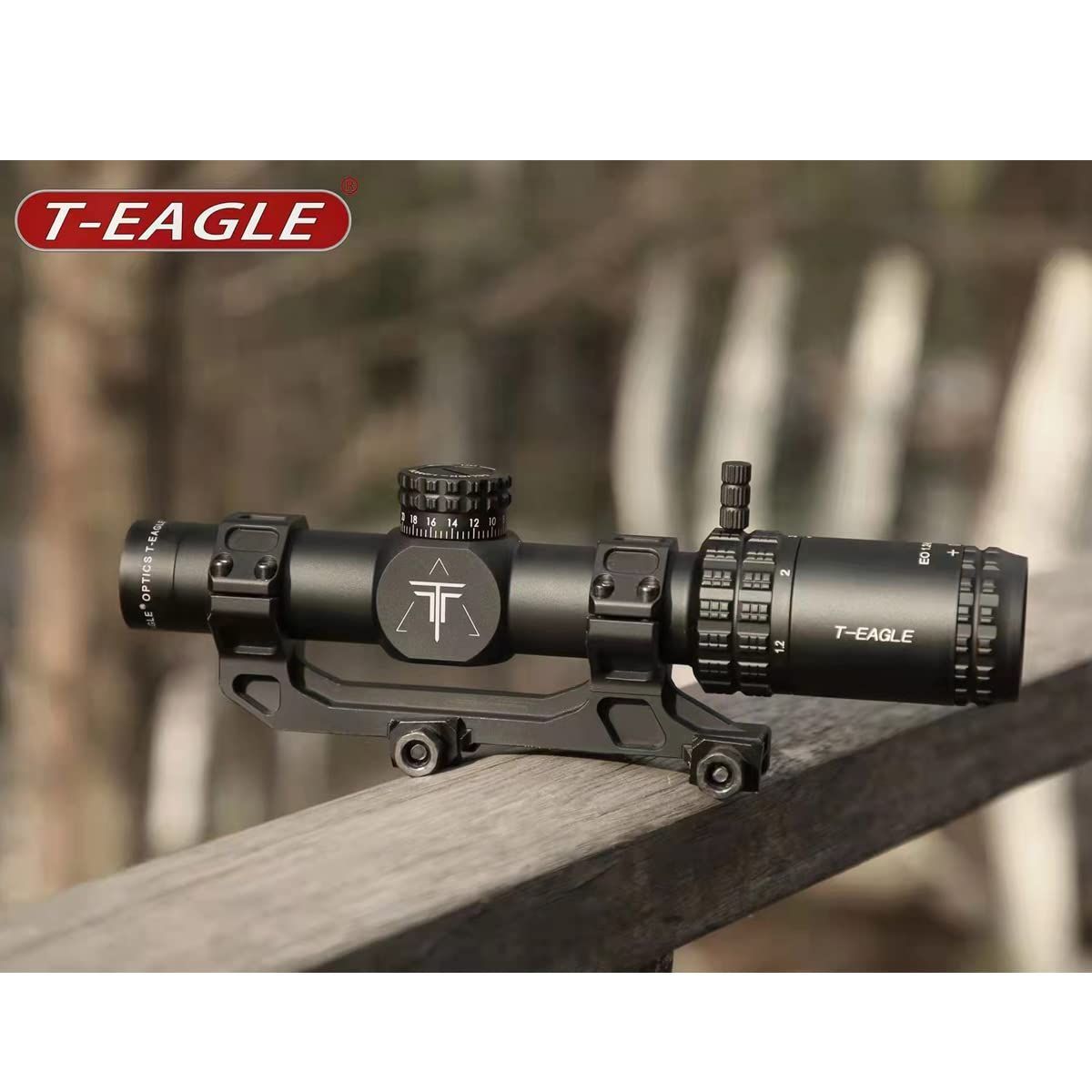 新品 T-EAGLE ライフルスコープ 1.2-6x24WA サバゲー スコープ