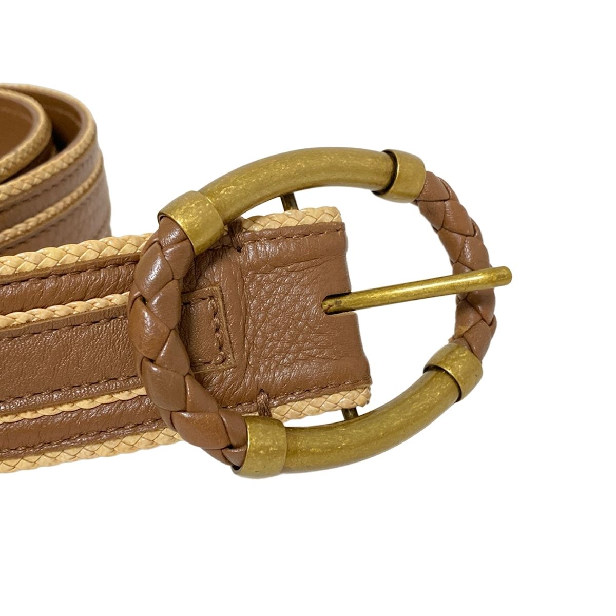 BOTTEGA VENETA(ボッテガヴェネタ) ベルト 85cm - ダークブラウン