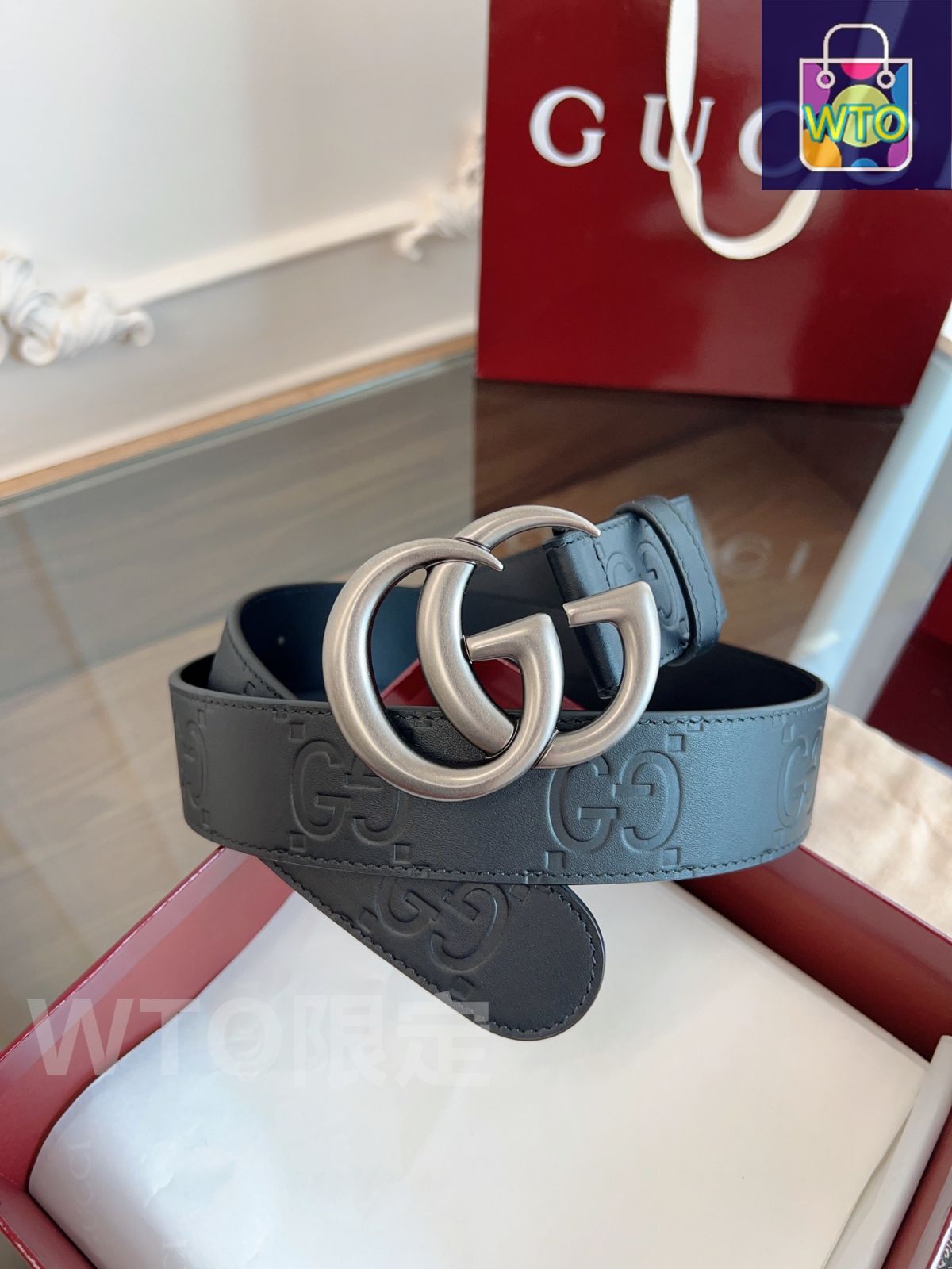 今日特価】GUCCI グッチ PVC ベルト-1 - メルカリ