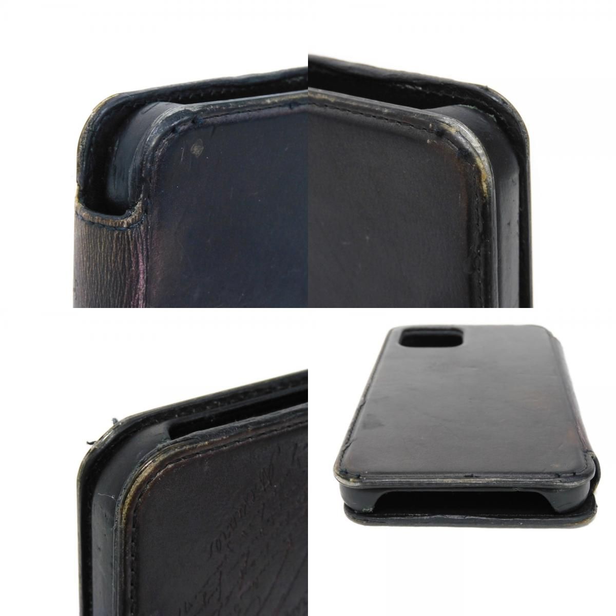 BERLUTI - Berluti ベルルッティ スクリットレザー iPhone 12 pro Max ケース ヴェネチア 手帳型 iPhoneケース カリグラフィ パープルフラッシュ スマホケース Berluti ベルルッティ スクリットレザー iPhone 12 pro Max
