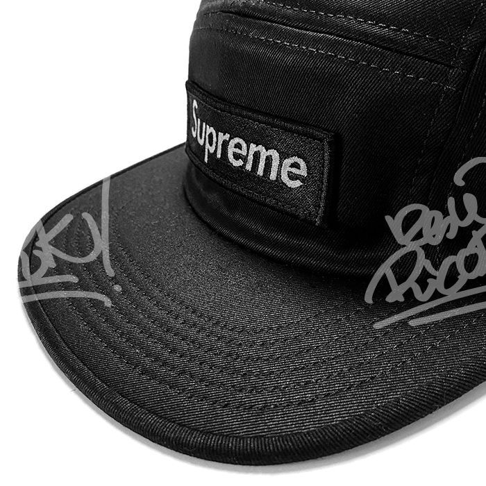 送料無料 メンズ キャップ ブラック Supreme シュプリーム