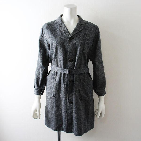 Tricot COMME des GARÇONS ネイビー ロングコート M