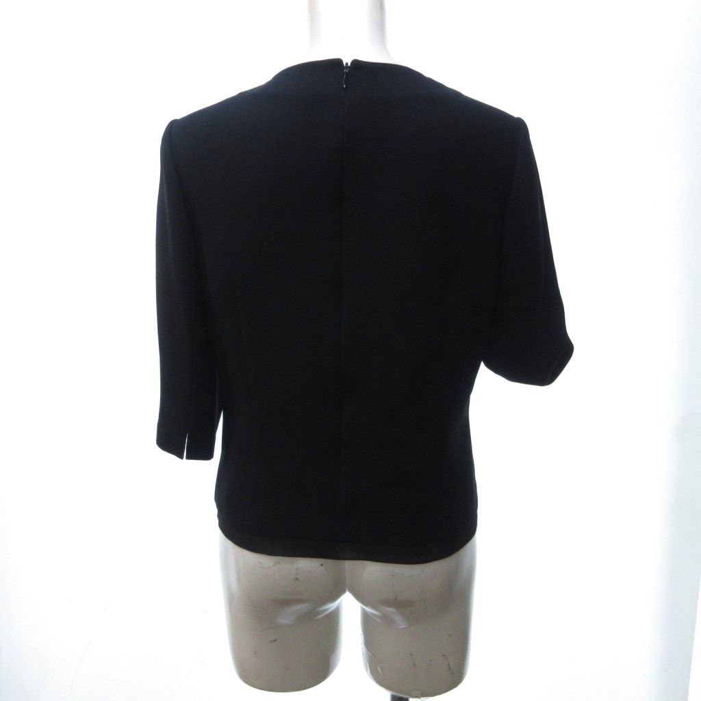 本日特価 SOIR PERLE 東京ソワール ブラックフォーマル スリーピース ジャケット スカート 黒 ブラック 9 約M 驚くほどの