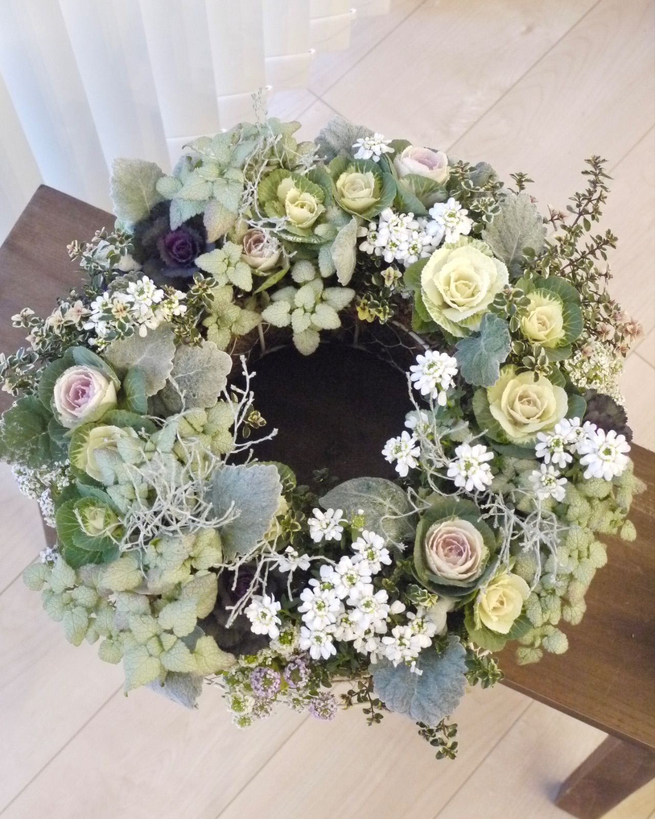 寄せ植えリース
