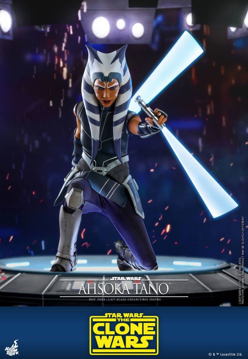 ホットトイズ 1/6 スター・ウォーズ：クローン・ウォーズ アソーカ・タノ 未開封新品 マンダロリアン TMS021 Ahsoka Tano  HOTTOYS - メルカリ