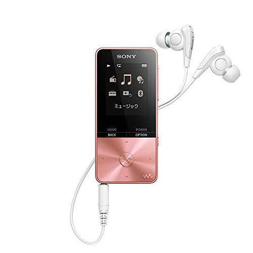 ソニー ウォークマン Sシリーズ 16GB NW-S315 MP3プレーヤー Bluetooth対応 最大52時間連続再生 イヤホン付属 2017年モデル ライトピンク NW-S315 PI