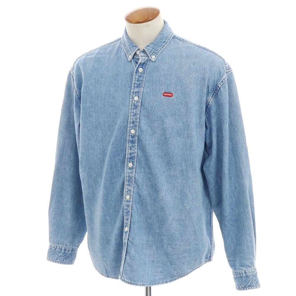 シュプリーム Supreme 春夏 Small Box Denim Shirt コットン デニム カジュアルシャツ ブルー サイズM メンズ