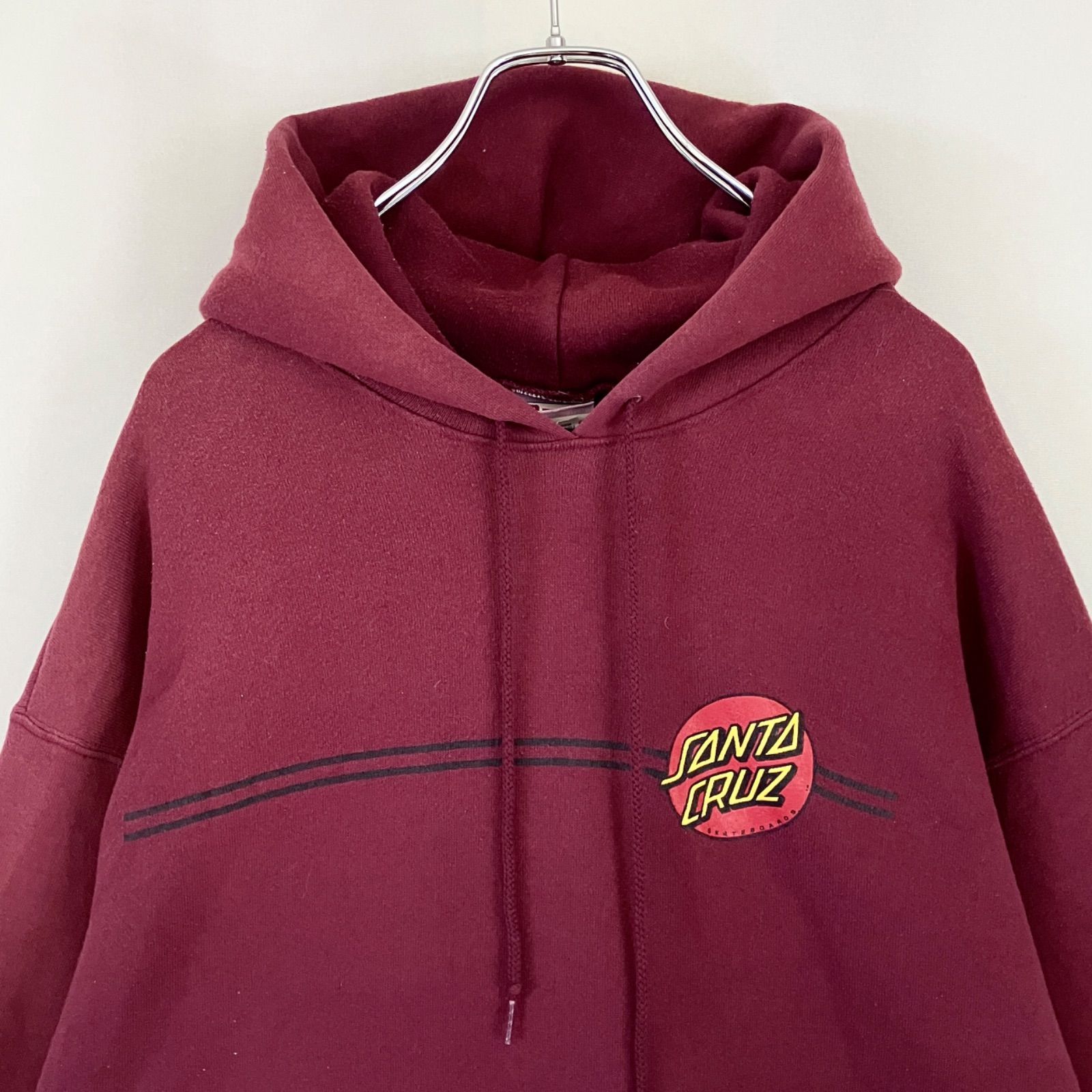 90s NHS/USA製サンタクルーズ/SANTA CRUZバックロゴプリントスウェット 90s NHS/USA製サンタクルーズ/SANTA CRUZバックロゴプリントスウェット