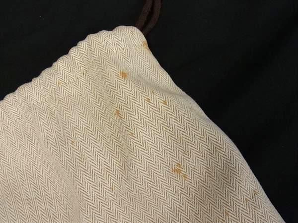 エルメス ヘリンボーン　保存袋　ベージュ 大黒屋82】HERMES エルメス 保存袋 巾着 布袋 付属品