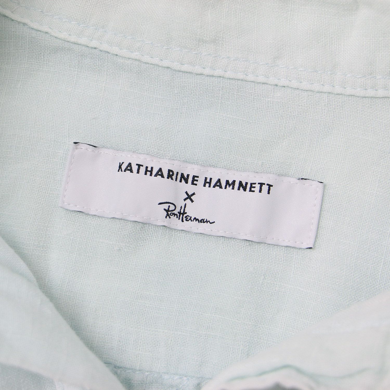 KATHARINE HAMNETT Ron Herman リネン シャツ 美品 KATHARINE HAMNETT キャサリンハムネット Ron Herman